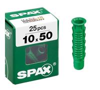 SPAX Tipo SD 4100001000507 - Tacos de expansión (10 x 50 mm, 25 unidades)