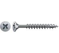 SPAX - Tornillo cincado claro, 4,5 x 80 mm, 200 Unidades