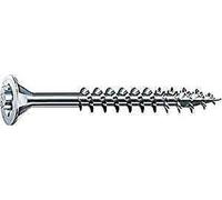 Spax Tornillo T-STAR plus 6,0 x 100 mm Zincado 4CUT Rosca parcial Cabeza avellanada 100 piezas