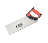 Spear & Jackson B9810 Predator Serrucho de costilla para espigar de 10", hoja de 255 mm, 15 TPI, corte fino, refuerzo de acero para ensambles y carpintería de precisión