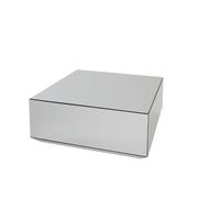 AYTM Mesa de centro Speculum de 80x80 cm Negro