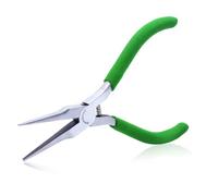 SPEEDWOX Alicates de punta fina para la fabricación de joyas Mordazas lisas Nariz larga 5" Mini alicates de aguja fina Alicates extra largos Alicates de punta fina de cadena fina