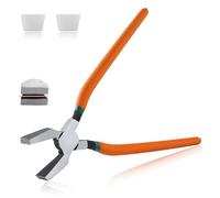 SPEEDWOX Alicates de rotura de vidrio con puntas de goma, accesorios para llavero, vidrieras, mosaicos, azulejos, herramienta de rotura