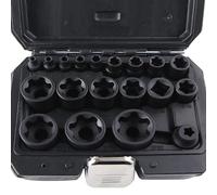 SPEEDWOX EP - 1/2", "3/8", "1/4" Torx Plus y hembra E-Torx Star con estuche de almacenamiento (19 unidades)