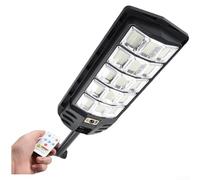 Spelonify Lámpara solar de pared de 720 LED para exteriores con sensor de movimiento, reflector de seguridad impermeable para jardín, 3 modos de brillo para patio, camino de entrada (C)