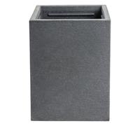 Spetebo Macetero de plástico - 40 cm/rectangular - antracita