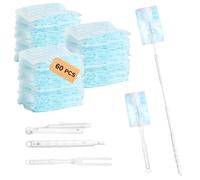 Spetsbst 60 Piezas de Recambio Plumero para Swiffer, Plumero con Mango y Barra telescópica, Plumero para Habitaciones, oficinas