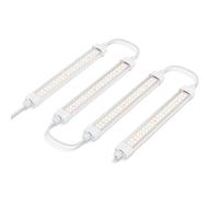 SPIDER FARMER Glow30 LED Lámpara de Crecimiento, Lámpara de Planta de Espectro Completo 34cm Juego de 4 Para Armario de Cultivo Luz Adicional para Plantas de Interior, Verduras, Flores
