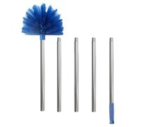 Spider Web Brush - Featther Dusters | Long Duster with Pole | Sturdy Duster with Extension Pole - Spider Web Remover For Cleaning Ceiling Fans, Walls, Corners, Outdoor Patios, Indoor Ceilings