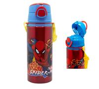 Spiderman Botella De Aluminio 730Ml Con Pajita Para Niños Térmica