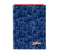 SPIDERMAN - Carpeta Folio con 3 Solapas, Ideal para Niños de Diferentes Edades, Cómoda y Versátil, Calidad y Resistencia, 26x36.5 cm