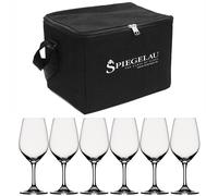Spiegelau Estuche negro para copas de vino Expert incl. 6 copas de vino claro