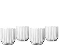 Spiegelau Vasos de whisky de 345 ml, 4 unidades, lineales, 4940176, vasos de whisky de cristal aptos para lavavajillas