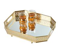 Spiegeltablett Serviertablett Kerzentablett Dekotablett Oriental Dorado