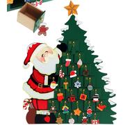 SPIELWERK® Calendario de Adviento Madera Árbol de Navidad 24 Cajoncitos Rellenable Chuches Vacio Reutilizable Adorno Decoración Navidad 2025 Personalizable