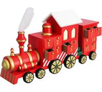 Calendario de Adviento de madera Tren