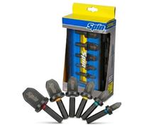 SPIN S6000 - Juego de brocas de 6 piezas, 1/4" 3/8" 1/2" 5/8" 3/4" y 7/8"