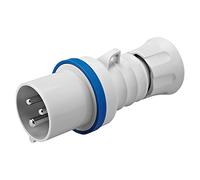 Spina Mobile Dritta HP IP44/IP54 2P+T 16A 200-250V Blu 6H Cablaggio A Vite