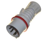 Gewiss Clavija móvil recta HP 3P+N+T 16A 380-415V IP44/IP54 Rojo 6H conexión a tornillo