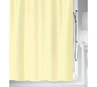 Spirella 180 x 180, Amarillo colección Primo, Cortina de Ducha Textil, 100% Polyester