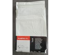 Spirella 180 x 200, Blanco colección Twill, Cortina de Ducha Textil, 100% Polyester, PVC