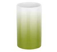 Spirella Ø7 x 11.5 cm, Verde colección Tube, Portacepillos de Dientes, Porcelana