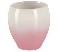 Spirella Ø9 x 9,5 cm, Rosa colección Bali Gradient, Portacepillos de Dientes, Gres