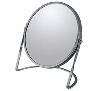 Spirella Akira - Espejo de Maquillaje para baño, 5 aumentos, Color Gris Mate