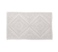 Spirella - Alfombra de baño, algodón, Blanco, 80 x 50 x 0.5 cm