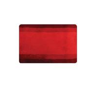 Spirella - Alfombra de baño Balance de poliéster - Antideslizante - 60 x 90 cm - Rojo - Lavable a máquina a 40 °C - 90% poliéster - 10% acrílico - Comodidad y Seguridad