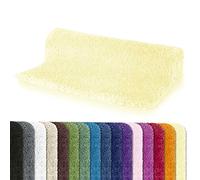 Spirella - Alfombra de baño de Microfibra Highland - Antideslizante, de Secado rápido y Lavable - 100% poliéster Suave y Duradero - Amarillo Claro - 60 x 90 cm