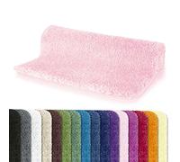 Spirella - Alfombra de baño de Microfibra Highland - Antideslizante, de Secado rápido y Lavable - 100% poliéster Suave y Duradero - Rosa Claro - 80 x 150 cm