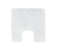 Spirella - Alfombra de baño de Microfibra Highland - Antideslizante, de Secado rápido y Lavable - 100% poliéster Suave y Duradero - Blanco - 55 x 55 cm