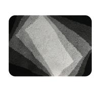 Spirella Alfombra de Baño Kali Gris 60x90 Cm Antideslizante y Lavable a Máquina