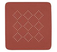 Spirella - Alfombra de Ducha de Espuma de PVC Alaska - Antideslizante con ventosas y Orificios de Drenaje, antimoho - Rojo Terracota - 55 x 55 cm Aprox.