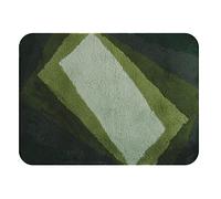 Spirella Alfombrilla de baño de Pelo Largo, mullida, Antideslizante, Adecuada para calefacción por Suelo Radiante, 60 x 90 cm, Color Verde