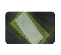 Spirella Alfombrilla de baño de Pelo Largo, mullida, Antideslizante, Adecuada para calefacción por Suelo Radiante, 50 x 70 cm, Color Verde