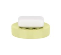 Spirella, Amarillo colección Tube, Bandeja para Pastilla de jabón 11 x 11 x 2.6 cm, Gres