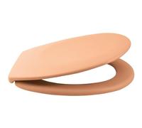 Spirella - Asiento de inodoro NEELA Thermo Hard - Bisagras de ABS cromadas, tapa de inodoro con cierre suave - 44 x 37 x 3 cm - Melocotón mate