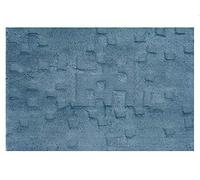 Spirella, Azul colección Tama, Alfombrilla de baño, 100% Algodón, 55 x 65