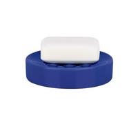 Spirella, Azul Oscuro colección Tube, Bandeja para pastilla de jabón 11 x 11 x 2.6 cm, Gres