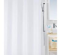 Spirella Bio White - Cortina de Ducha (120 x 200 cm, Vinilo), Color Blanco