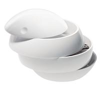 Spirella, Blanco colección Bowl, Joyero 16,0 x 16,0 x 14,0 cm, ABS, 16.0 X 16.0 X 14.0 Cm