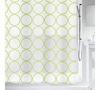 Spirella colección Ando, Cortina de Ducha Textil 180 x 200, 100% Polyester, Verde