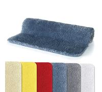 Spirella, Colección Azul Fino, Alfombrilla de baño, 100% Poliéster y Microfibra, 60 x 90