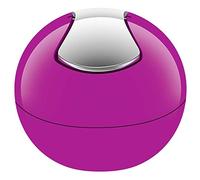 Spirella colección Bowl, Papelera Ø16 x 14 cm (1 Litro), Poliestirol, Morado