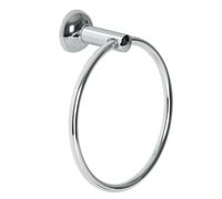Spirella colección Campagne, Toallero en Forma de Anilla 16x16x7, Metal Cromado, Gris