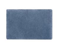 Spirella Collection Fino, Alfombrilla de baño, 100% Poliéster y Microfibra, Azul, 40 x 60