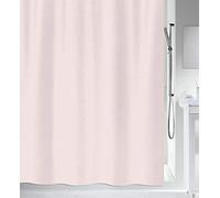 Spirella colección Primo, Cortina de Ducha Textil 240 x 180, 100% Polyester, Rosa