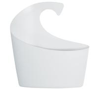 Spirella colección Sydney Wall Basket, Cesta portaobjetos pequeña 19,5 x 17,5 x 6,5 cm, Polipropileno, Blanco